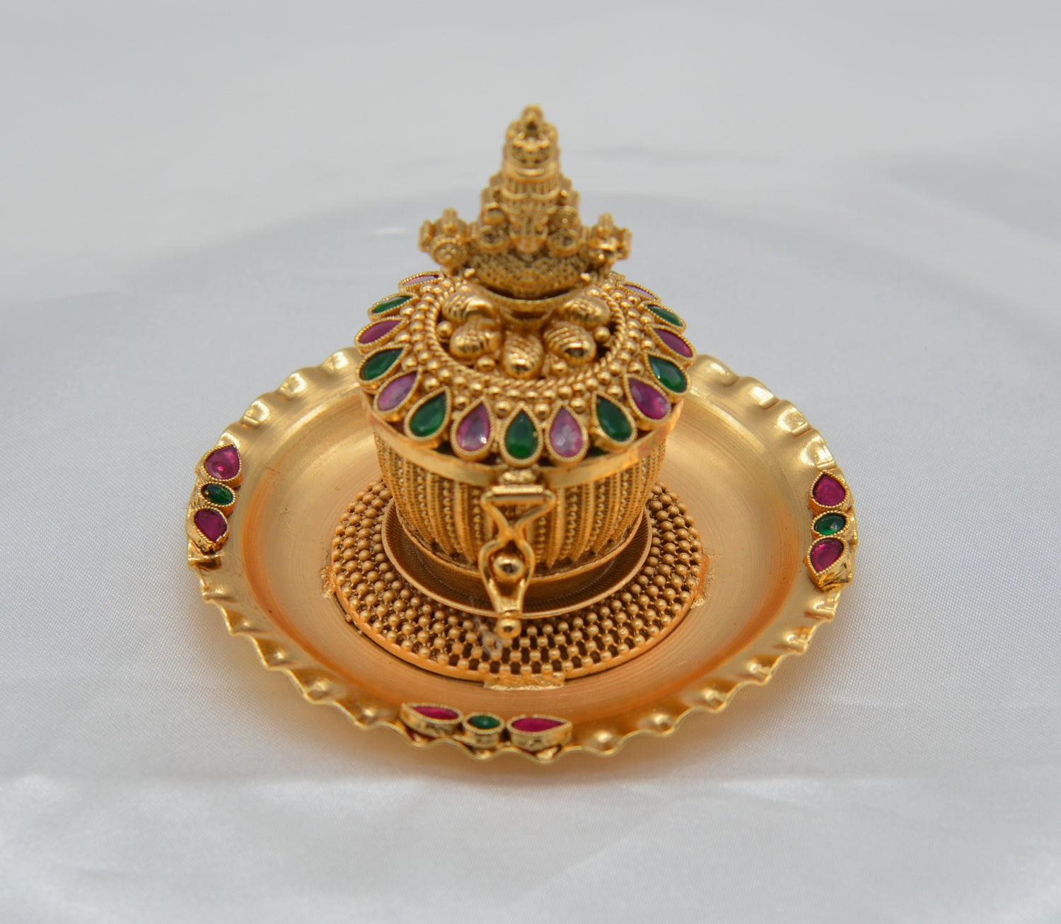 Goddess Idol Kemp Stone Sindoor Box