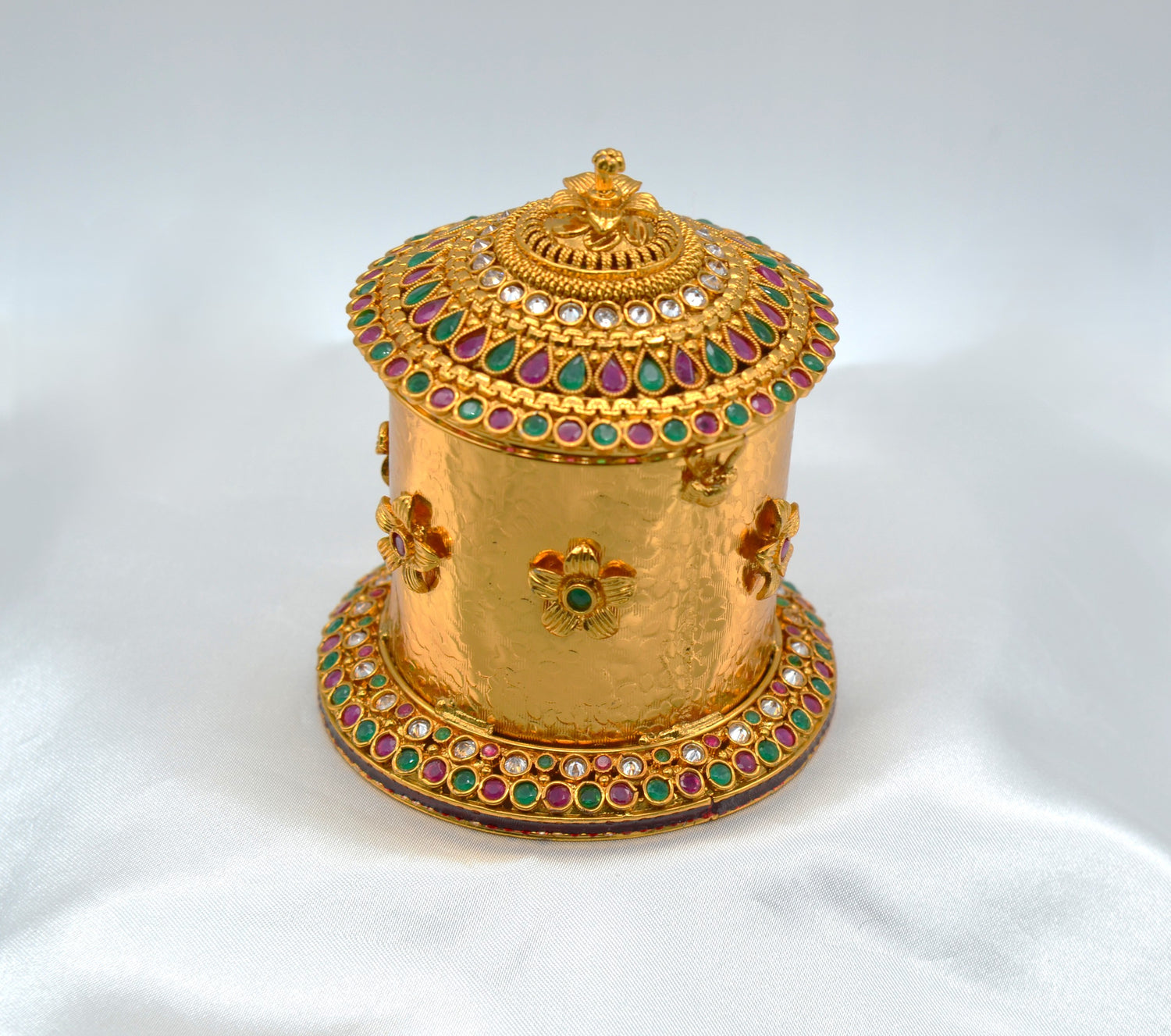 Traditional Kemp Stone Sindoor Box