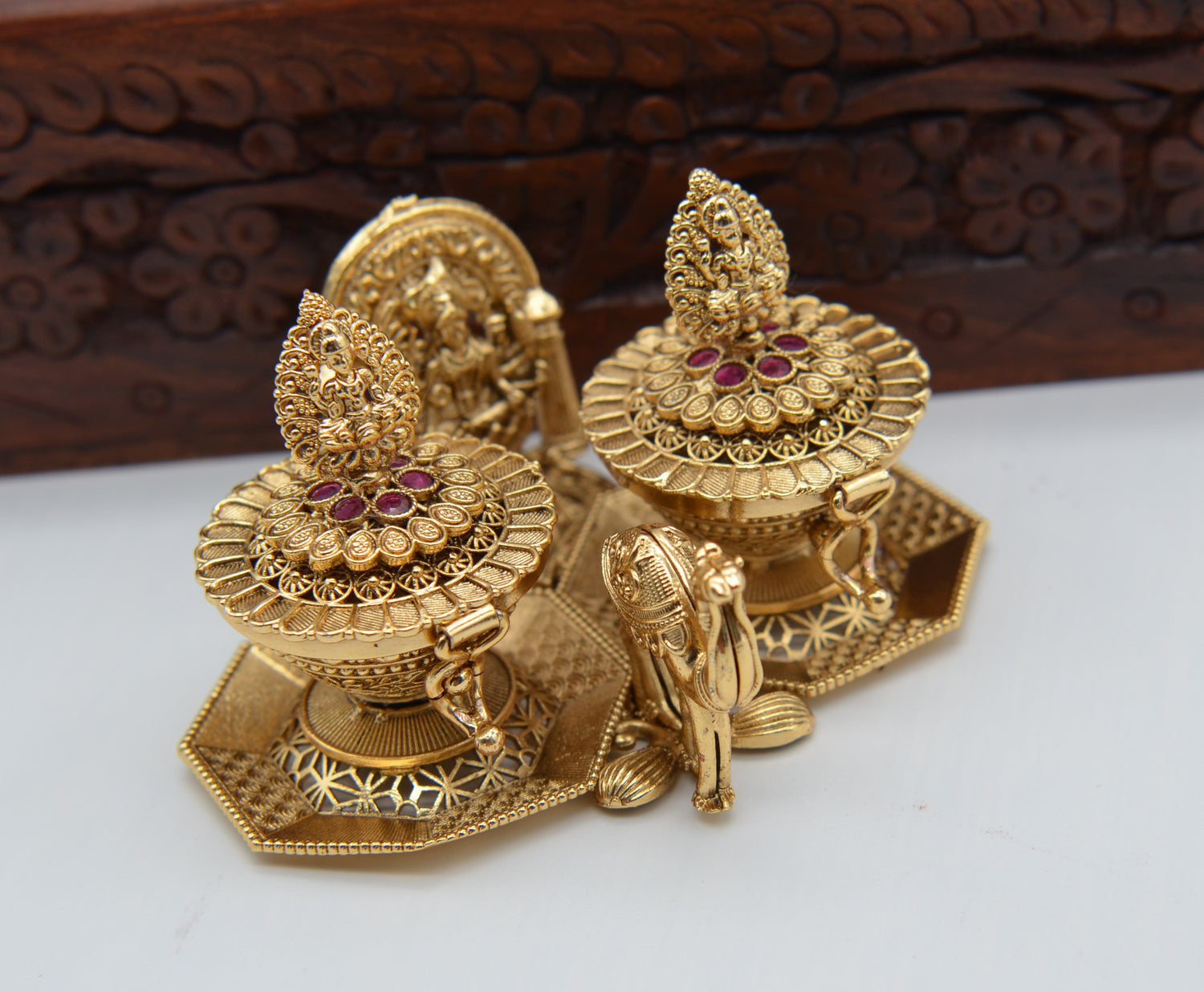Lakshmi Dual Sindoor Box