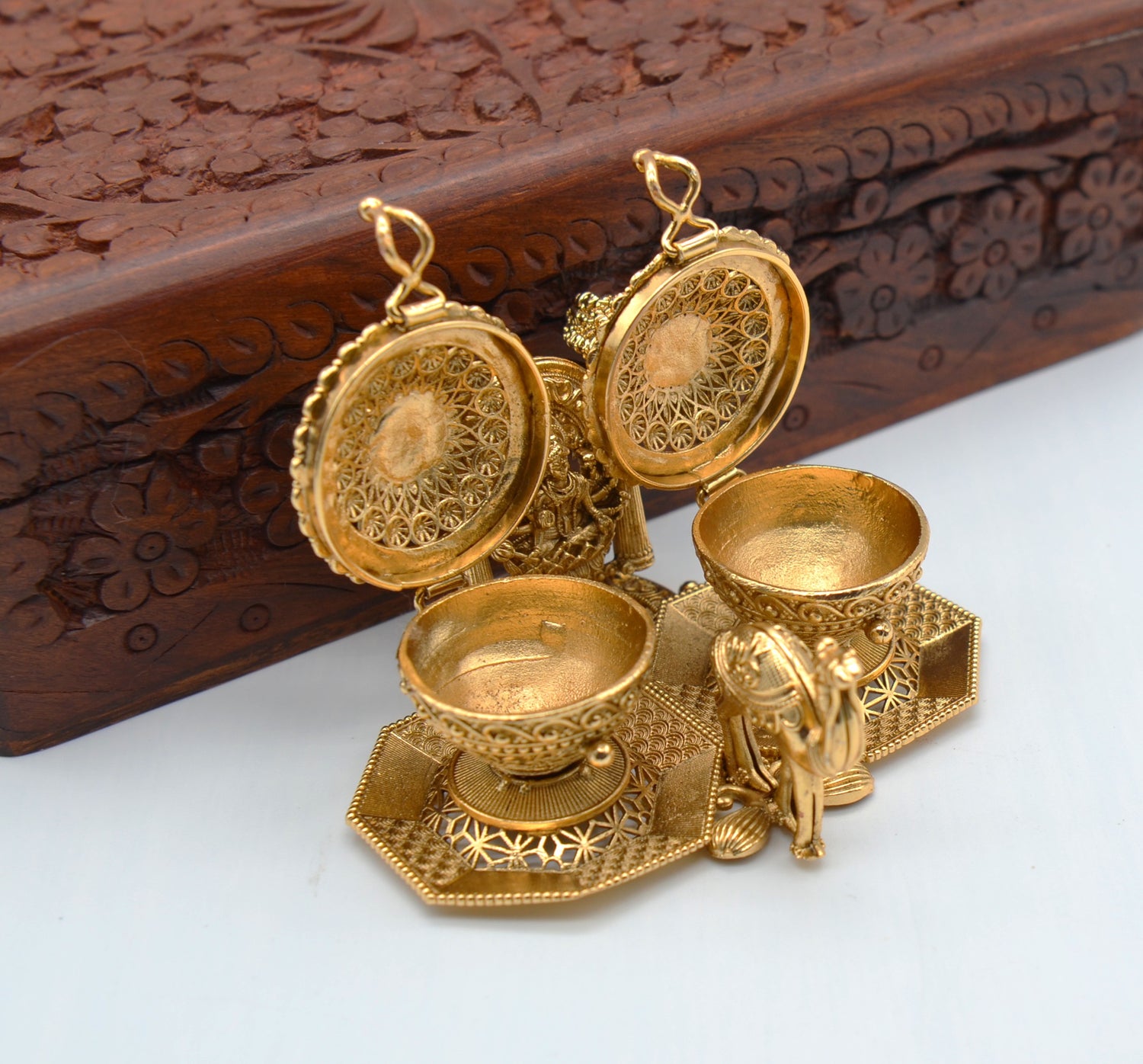 Lakshmi Dual Sindoor Box