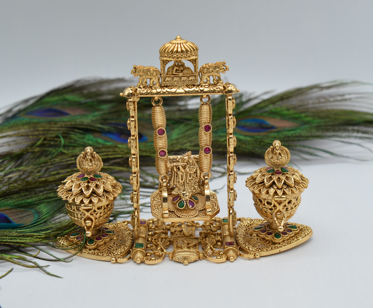 Radha Krishna & Lakshmi Sindoor Box