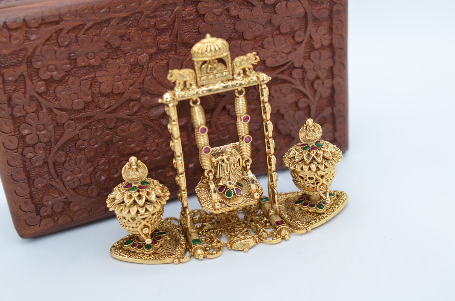 Radha Krishna & Lakshmi Sindoor Box
