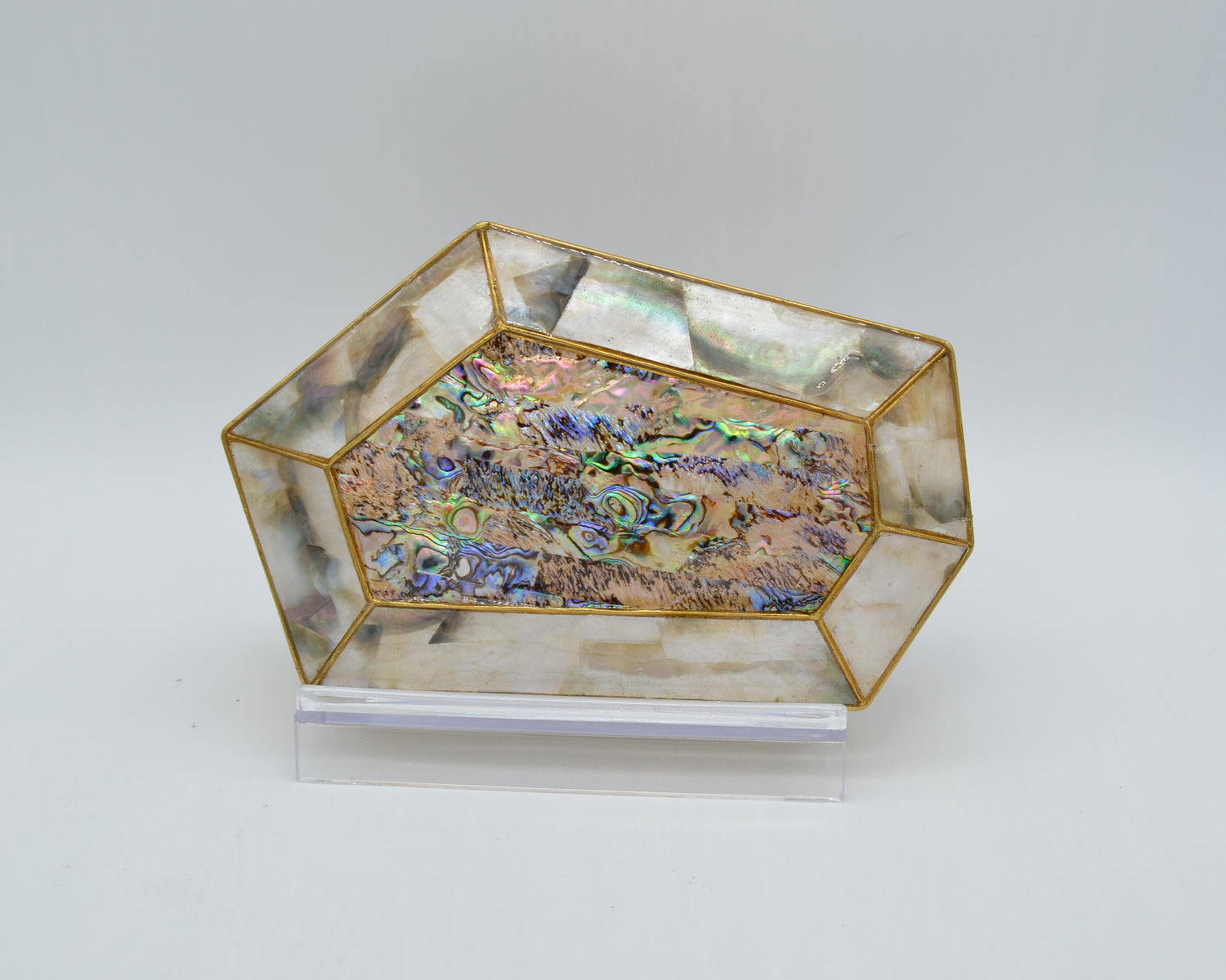 Mother Of Pearl Rectangle Luxe Clutch