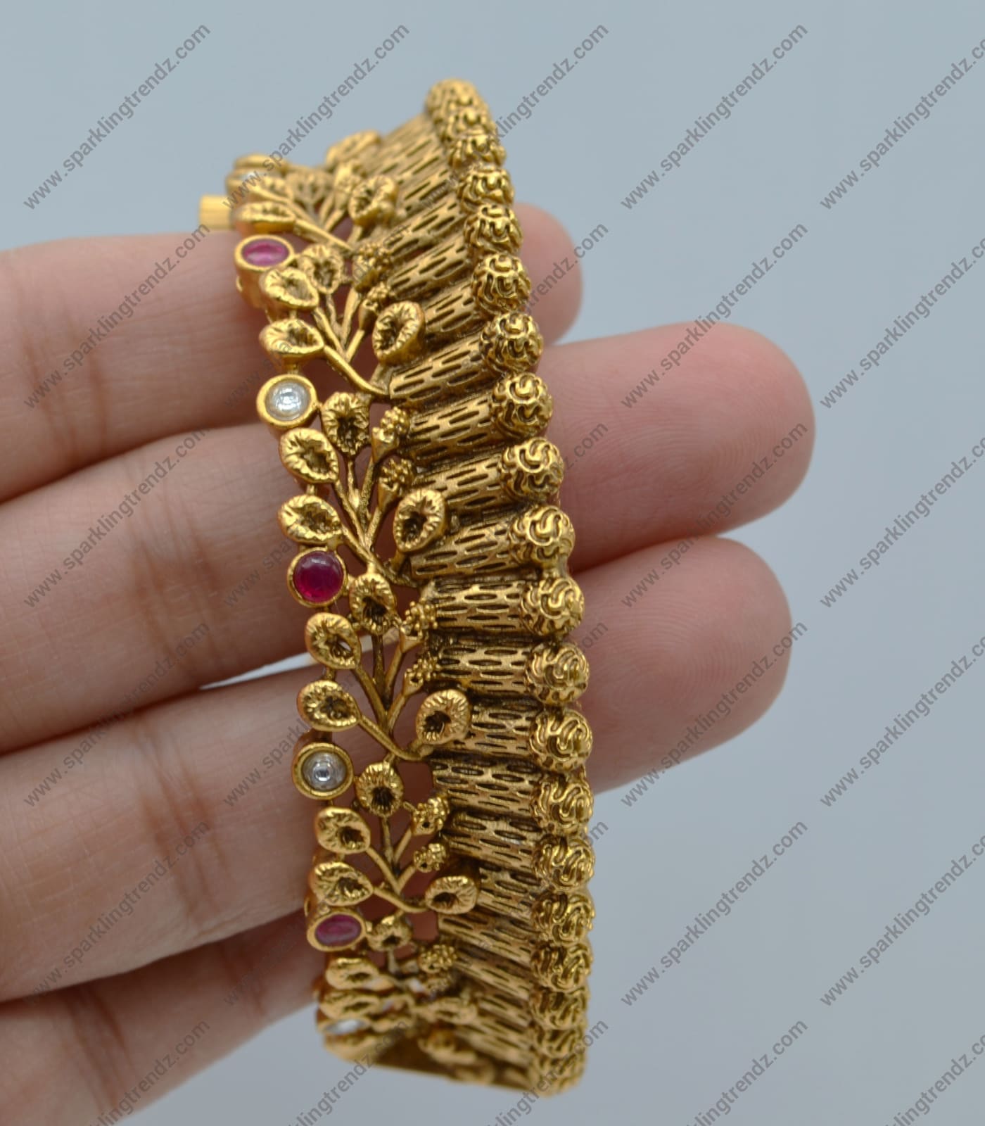Mohe Openable Traditional Kada - Single Or Pair Size 2.6 Bangles