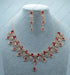 Ruhi Cz Studded Leaf Shape Necklace Set Necklaces