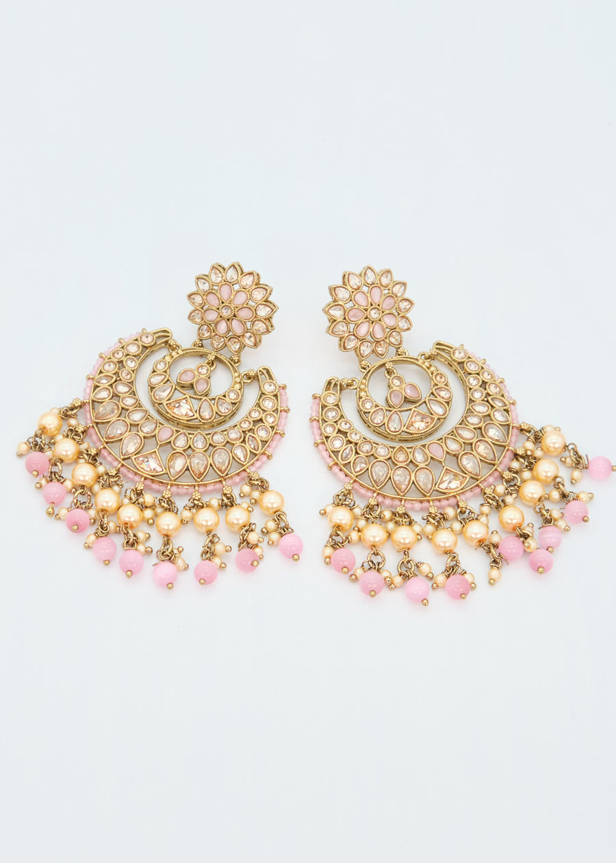 Deepika Polki Big Chandbali Earrings - Part 2