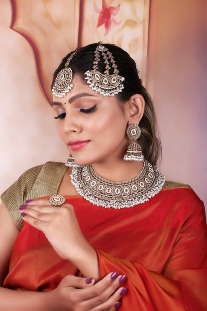 Polki Bridal Necklace Set