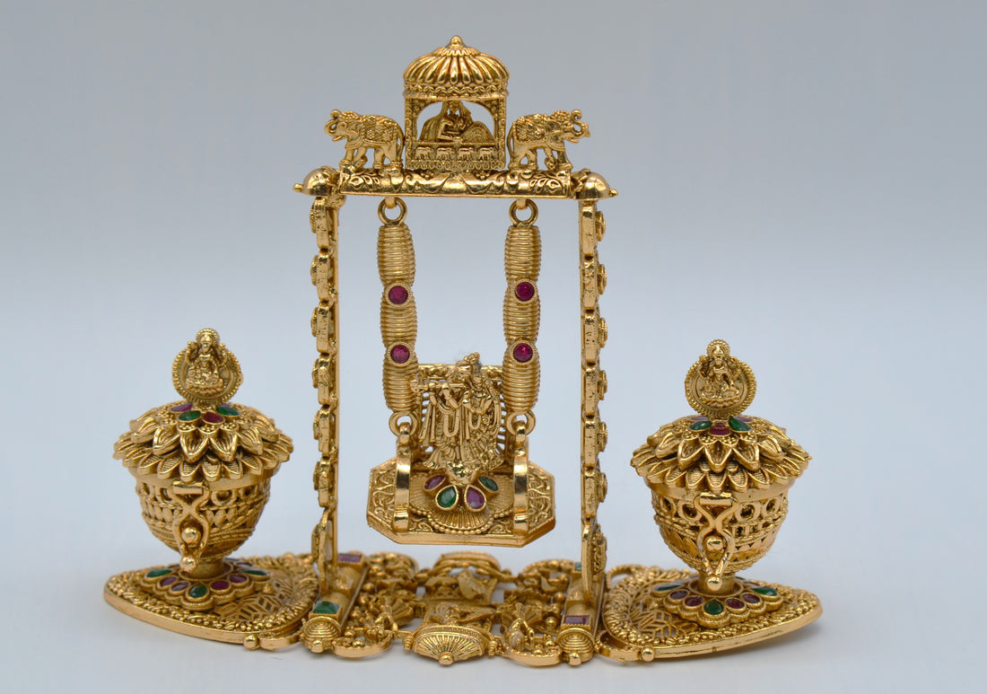 Radha Krishna & Lakshmi Sindoor Box