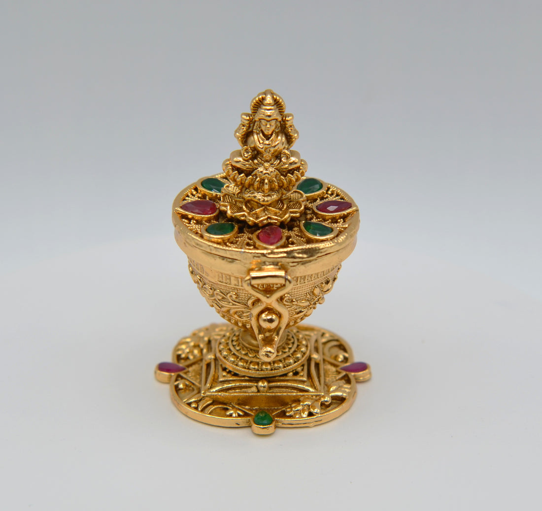 Kemp Goddess Lakshmi Sindoor Box