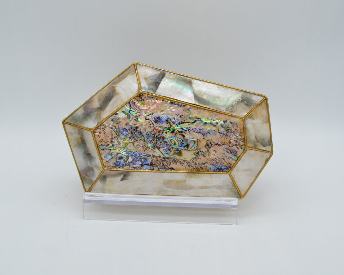 Mother Of Pearl Rectangle Luxe Clutch