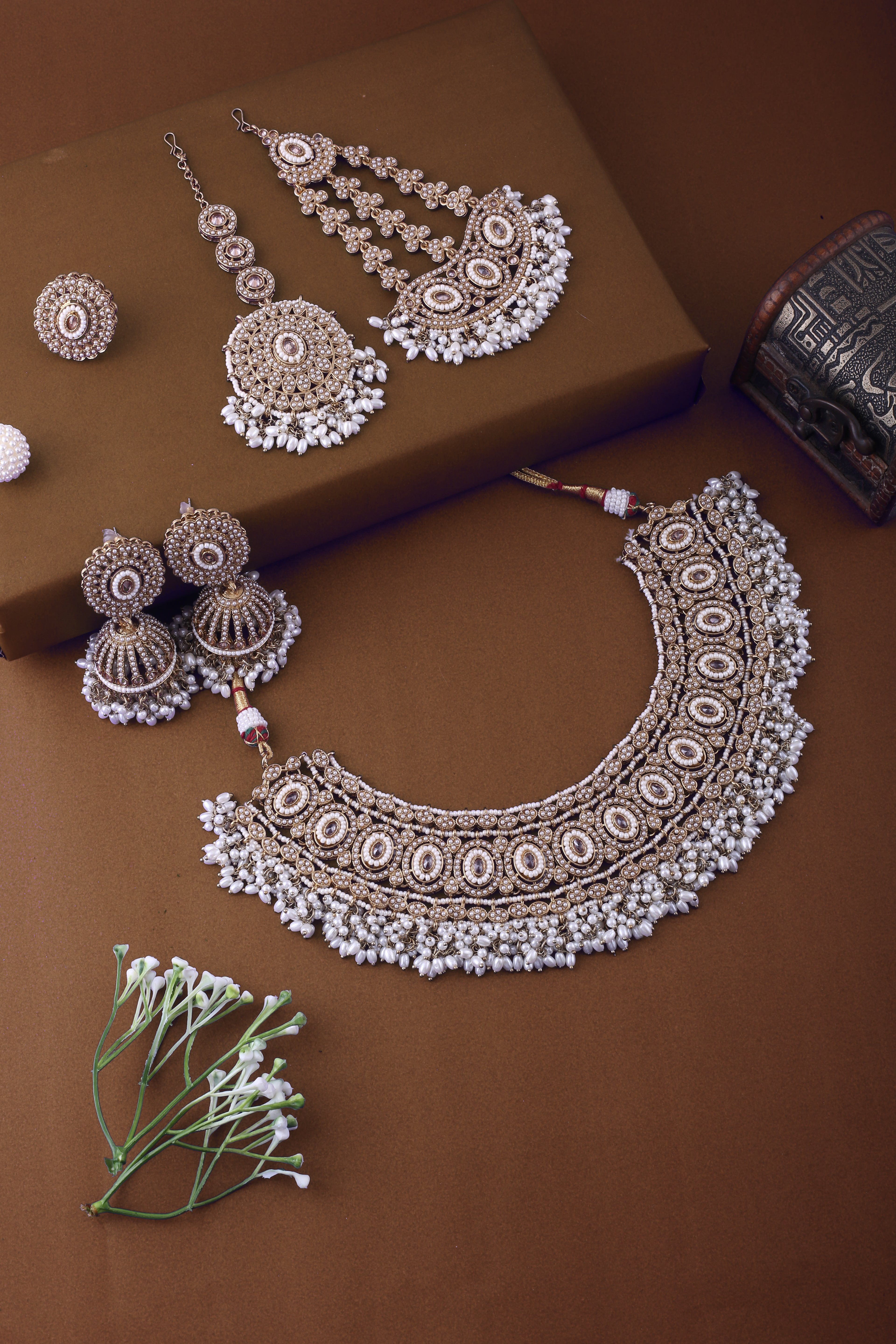 Polki Bridal Necklace Set
