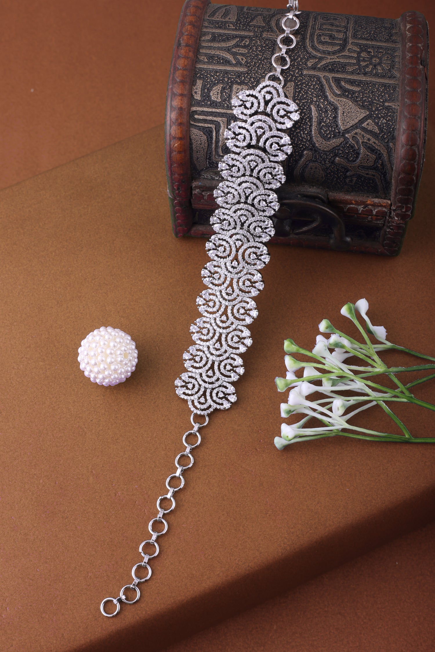 Adjustable Cubic Zirconia Bracelet