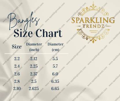 Premium Tyaani Inspired Openable Kada - Size 2.4 Bangles