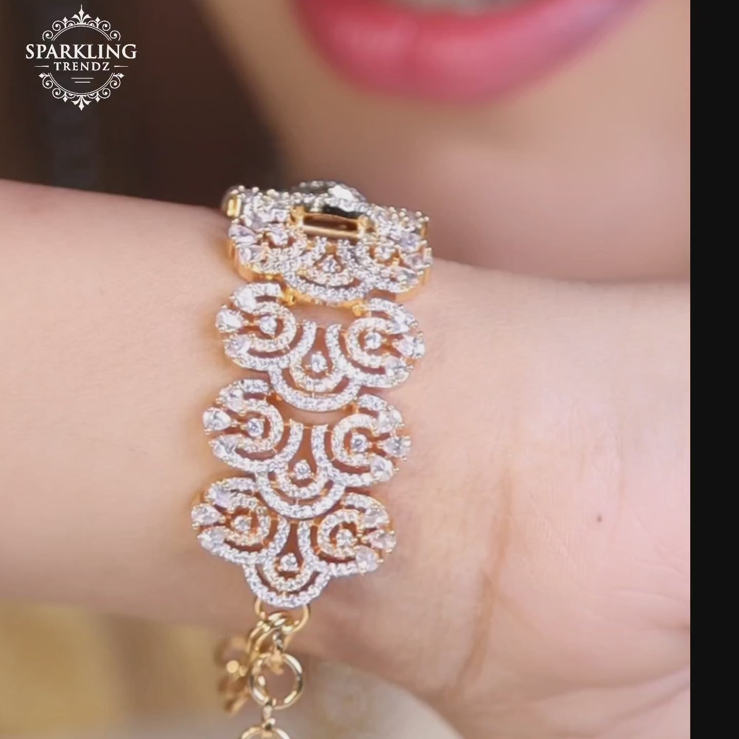 Adjustable Cubic Zirconia Bracelet