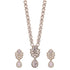 Ivory Victorian Kundan American Diamond Long Necklace Set