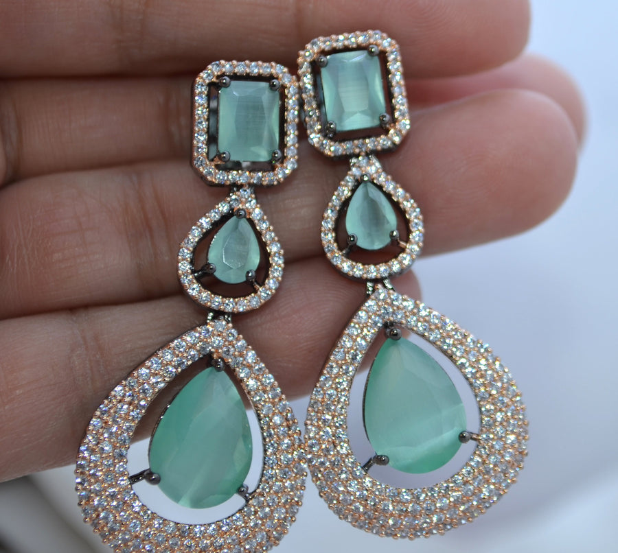Asma American Diamond Earrings