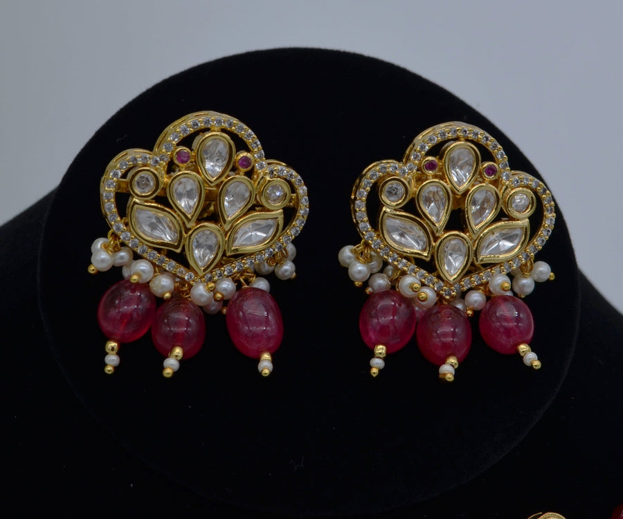 Naaz Pachi Kundan Choker Set Necklaces