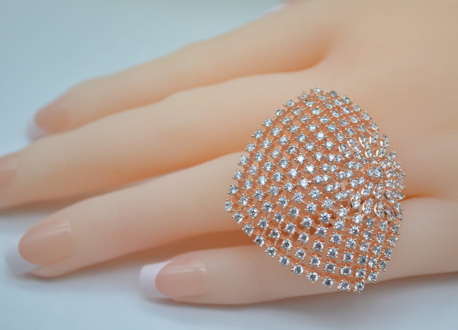 Cz Adjustable Ring Rings