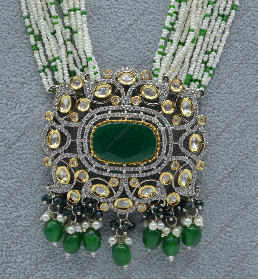 Designer Tyaani Kundan Necklace Set Necklaces