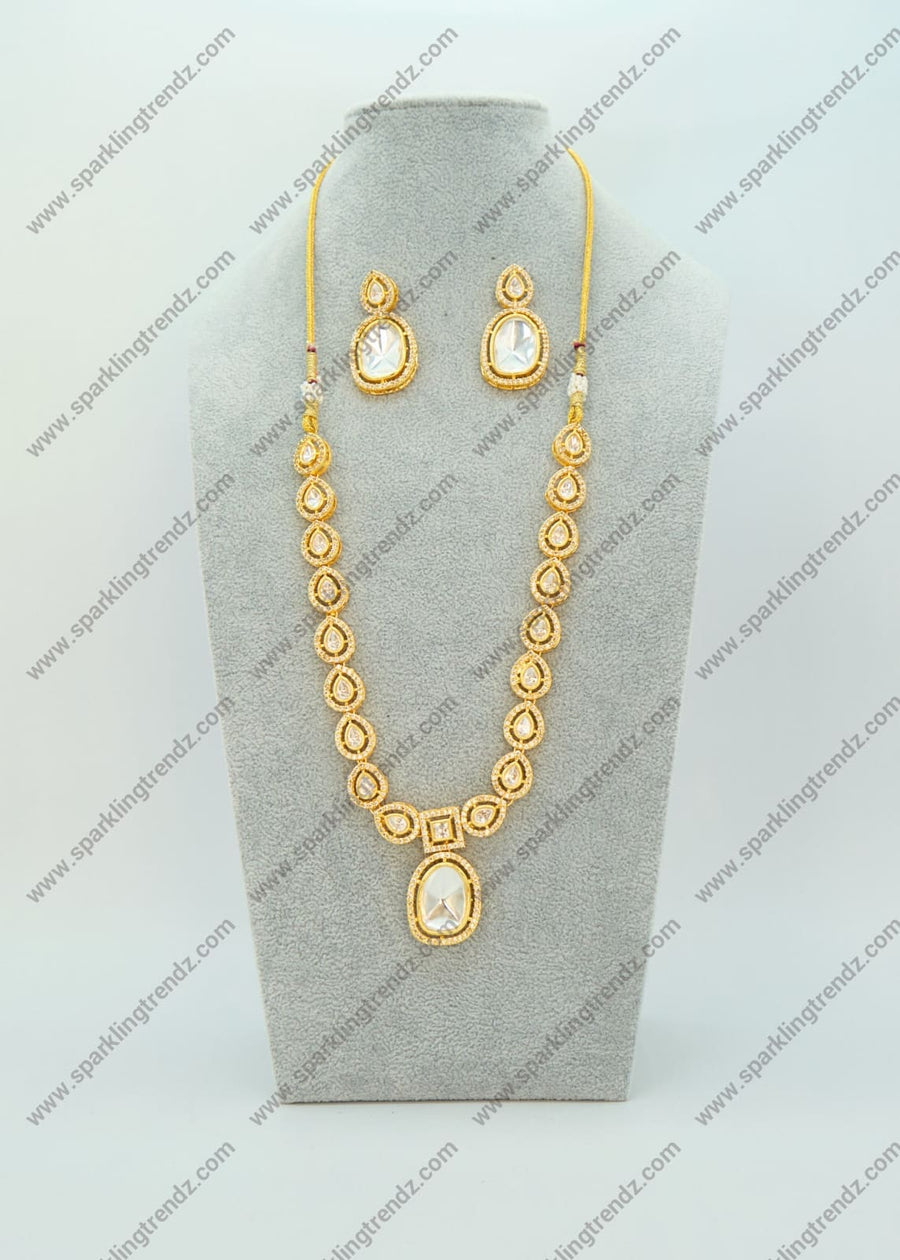 Sabya Polki Kundan Necklace Set Necklaces