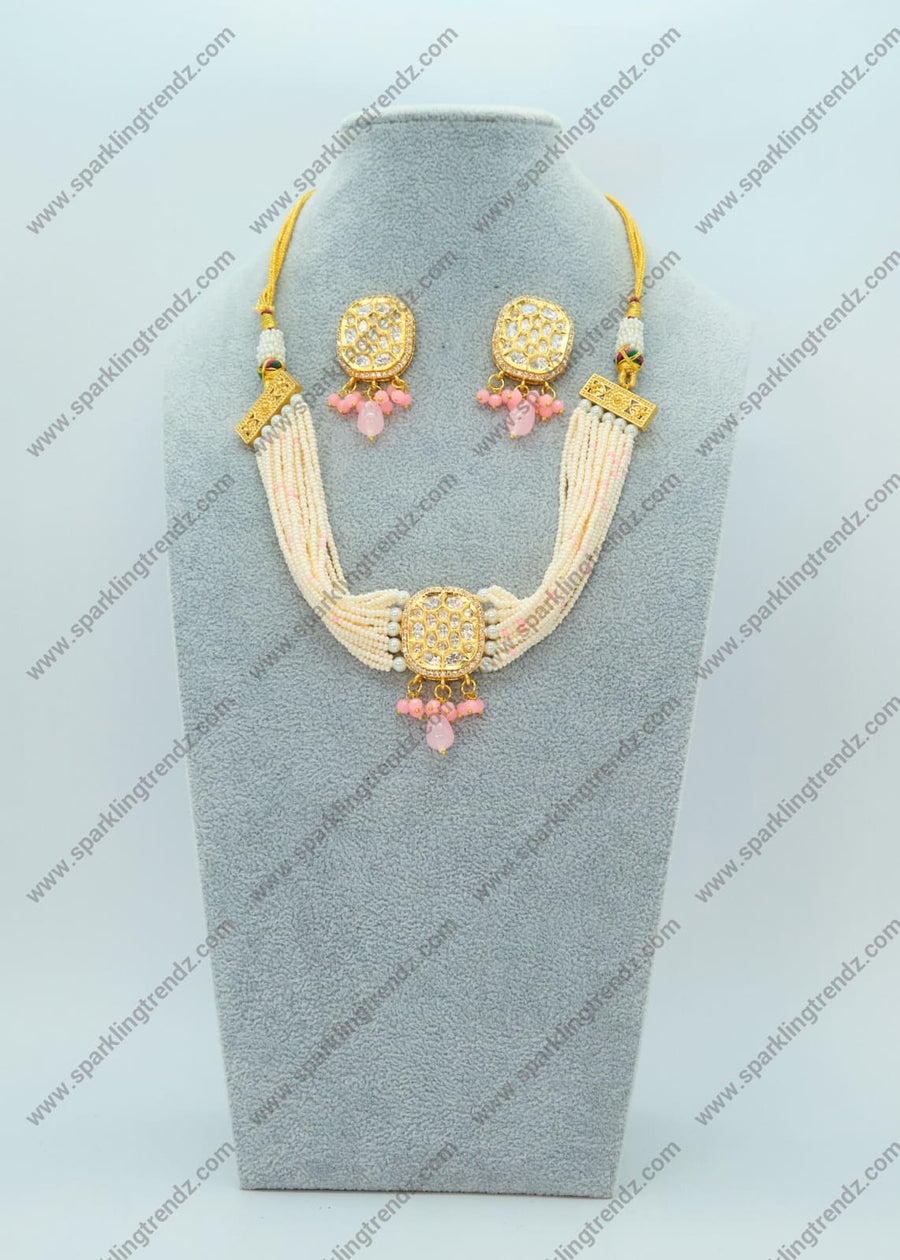 Tyaani Inspired Kundan Choker Set Necklaces